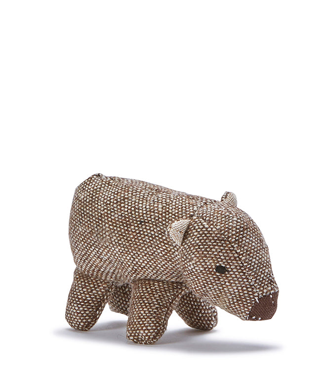 Mini Wally Wombat Rattle - Nana Huchy