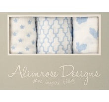Load image into Gallery viewer, 100% Cotton Muslin Set, Blue - Alimrose
