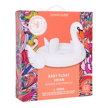 Load image into Gallery viewer, Baby/Toddler Inflatable Swan Pool Ring - SUNNYLIFE
