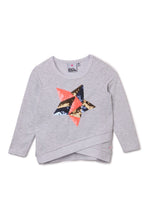 Load image into Gallery viewer, Sparkle Star Crew Jumper Size 7 - Eve&#39;s Sister
