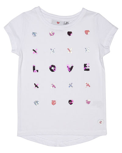 Kiss Hug Girls T-Shirt Size 4 - Eve's Sister