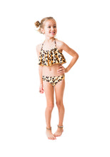 Load image into Gallery viewer, Leopard Swing Girls Bikini Set - Bobbi Sunshine
