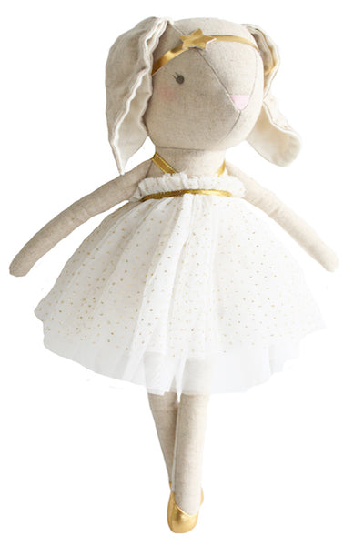 Layla Bunny Doll Gold Sparkle- Alimrose