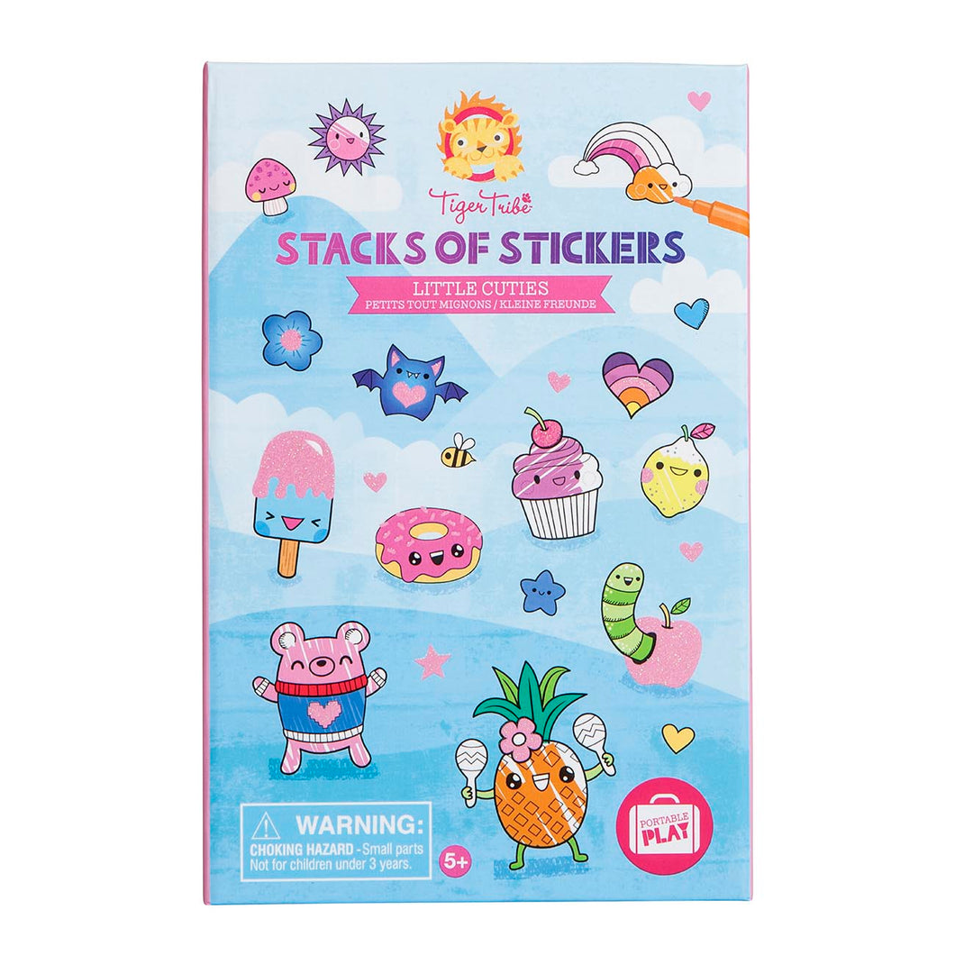 little cuties stacks of stickers- tiger tribe