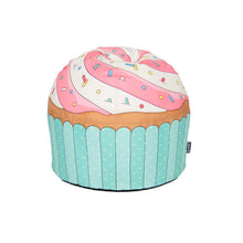 Load image into Gallery viewer, Cupcake Kids Bean Bag, Blue - Woouf
