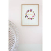 Load image into Gallery viewer, &#39;Dreamer&#39; Wreath Print Wall Art - White Fox and Co
