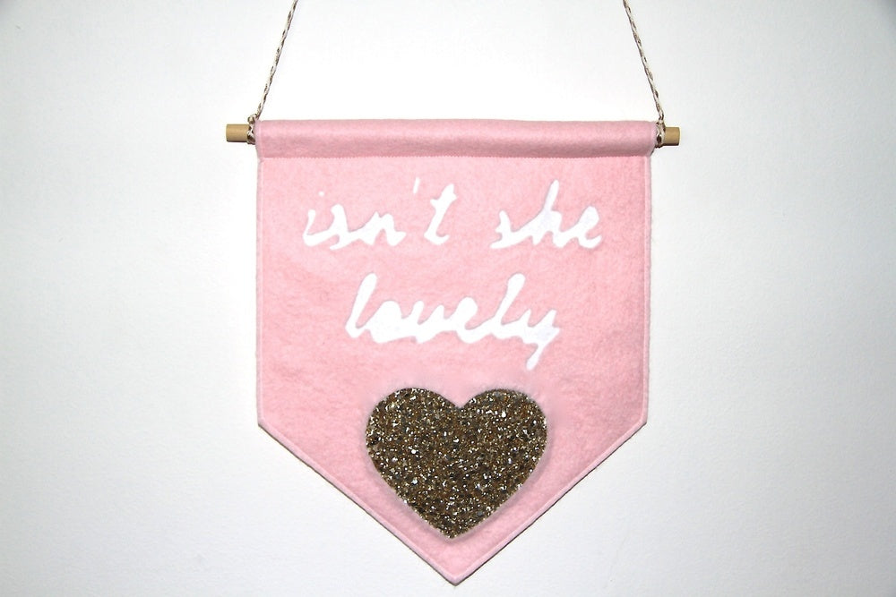'Isn't She Lovely' Banner - Peach by Miny&Mo