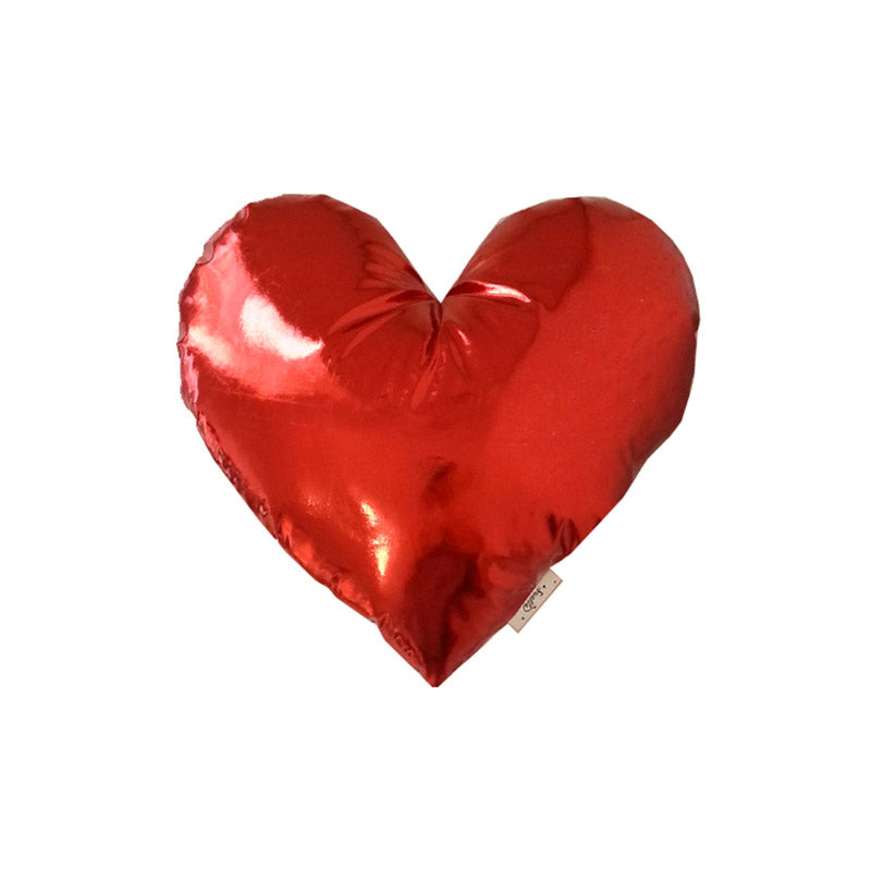 Metal Red Heart Cushion - By Suella