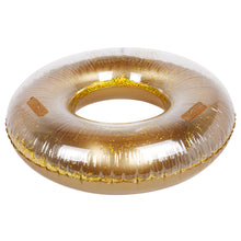 Load image into Gallery viewer, Gold Glitter Pool Ring - Sunnylife

