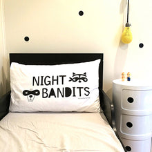 Load image into Gallery viewer, Night Bandits Pillowcase
