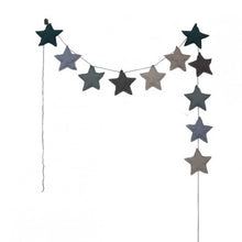 Load image into Gallery viewer, Mix Blue Cotton Padded Star Garland - Numero 74
