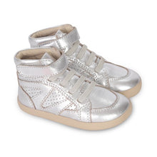 Load image into Gallery viewer, Silver Cheer High Top Sneakers - Old Soles

