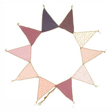 Load image into Gallery viewer, Mix Pink Fabric Bunting Garland - Numero 74
