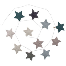 Load image into Gallery viewer, Mix Blue Cotton Padded Star Garland - Numero 74
