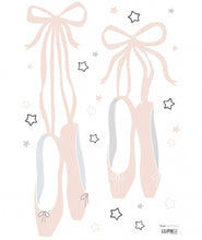 Load image into Gallery viewer, Ballerina shoes wall decals

