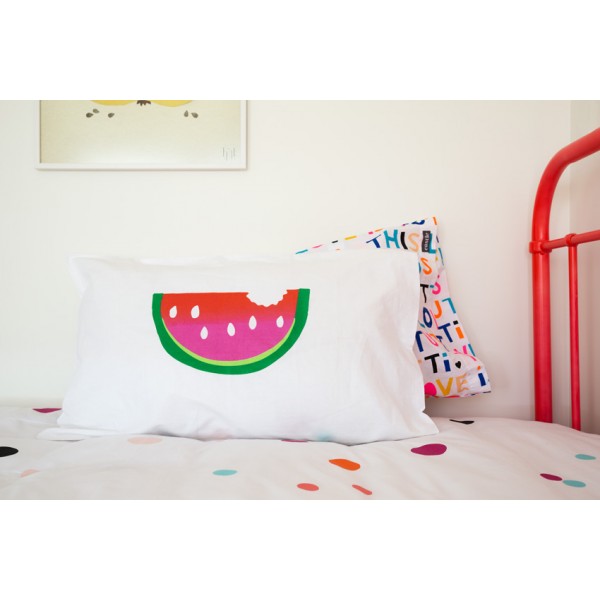 Watermelon Pillowcase-  White Fox and Co